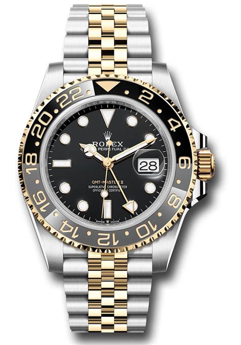 rolex gmt gold steel